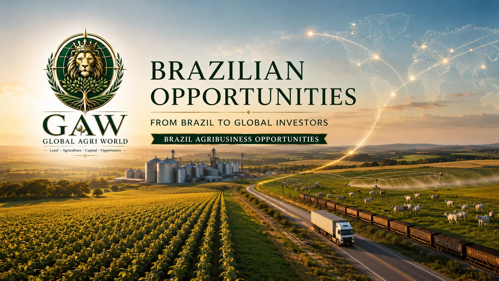 Do Brasil para investidores globais.