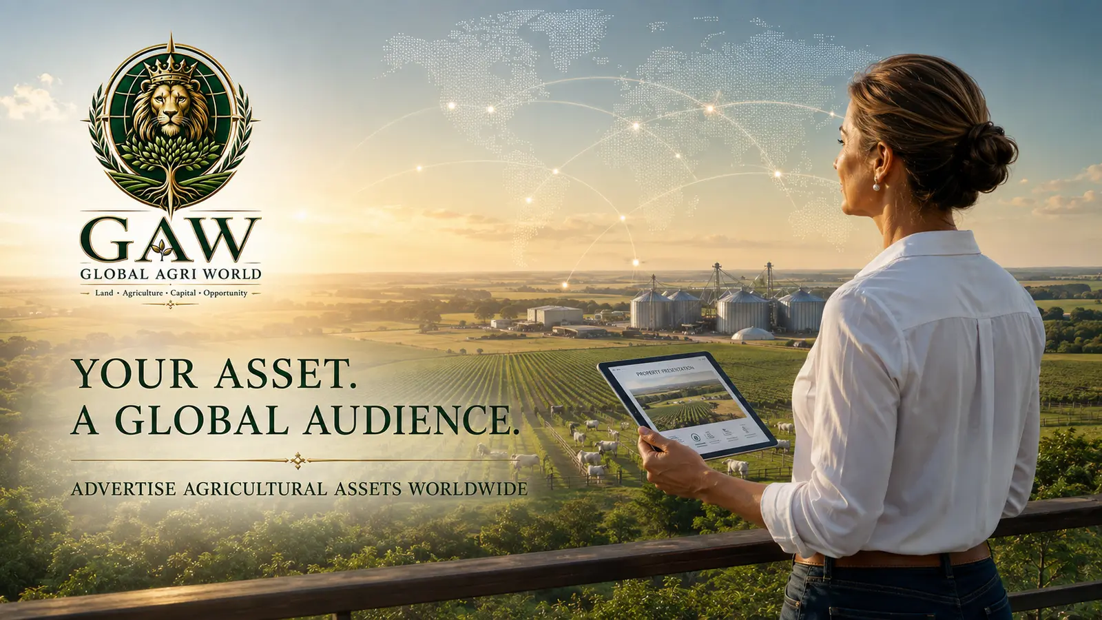 Seu ativo. Uma audiência global.